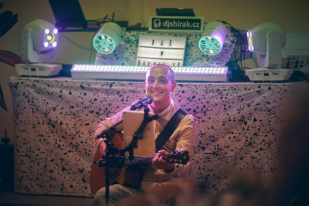 Zapocený ve víru kytarové sééérky :)